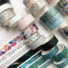 3pcs Basic Pattern Decoration Washi Tapes Set 10mm/15mm*3m Flower Color Adhesive Masking Tape Stickers for Diary