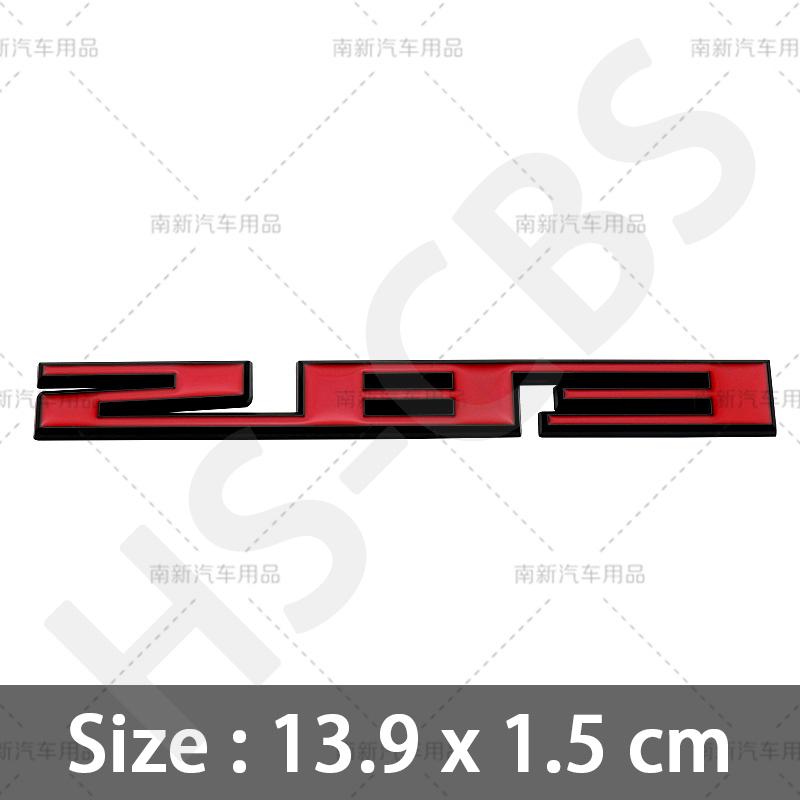 1Pcs 3D Metal 283 Letter Logo 283 Emblem Car Fender Badge Rear Trunk WPKDU5 Tailgate Stickers Auto Door Decal Decoration Accessories
