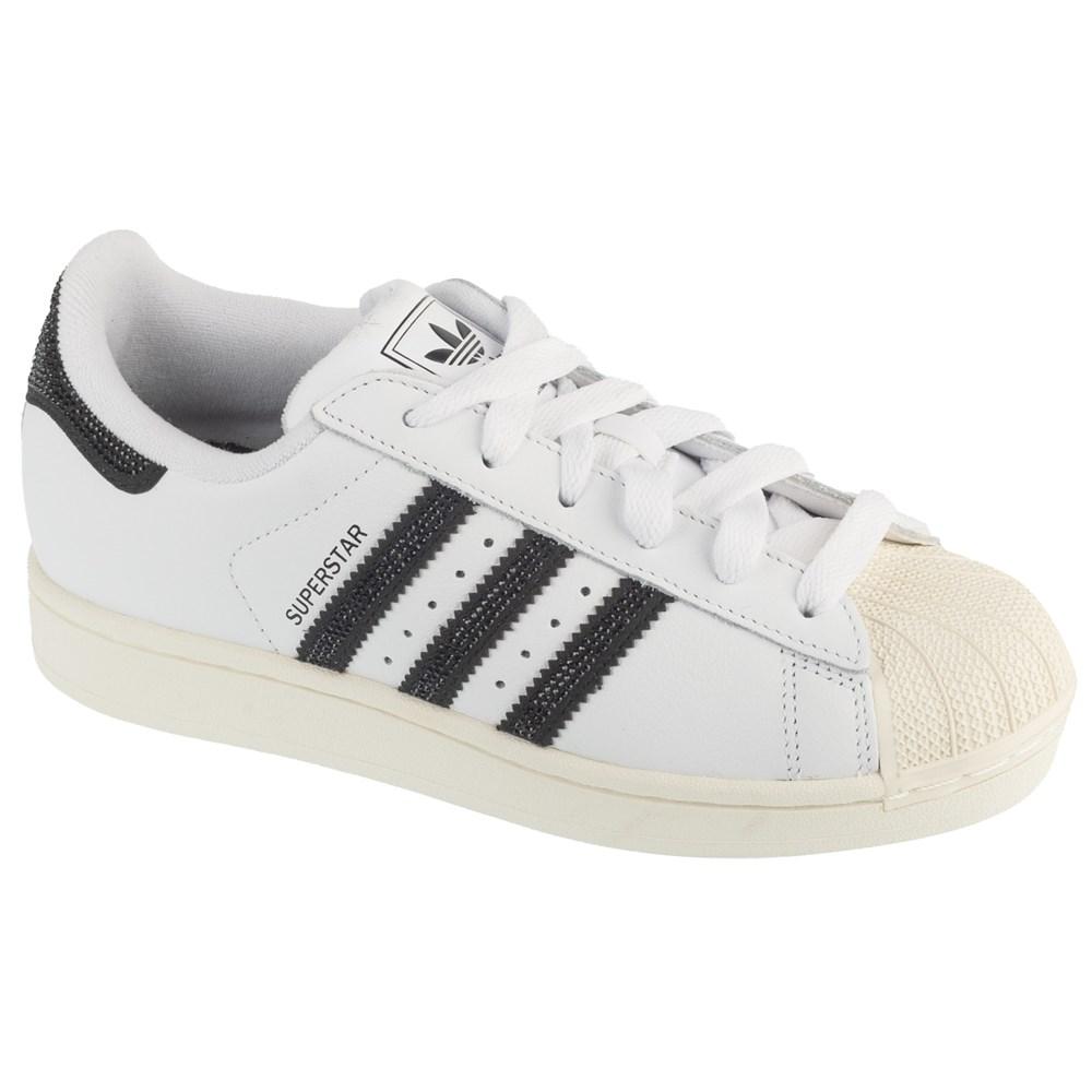 Adidas superstar ii w sneakers leather white/black