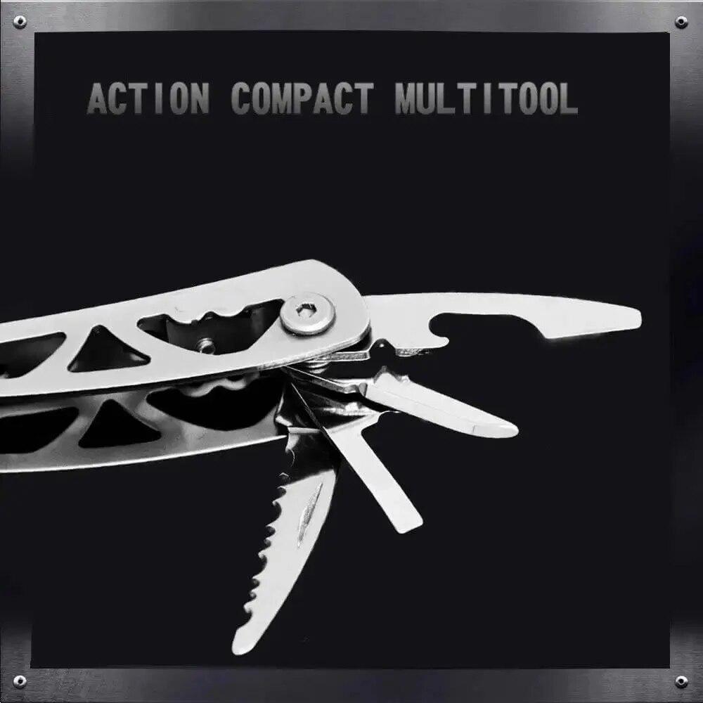 Плоскогубцы из нержавеющей стали для отдыха на природе, многофункциональные складные и многоцелевые плоскогубцы для выдалбливания