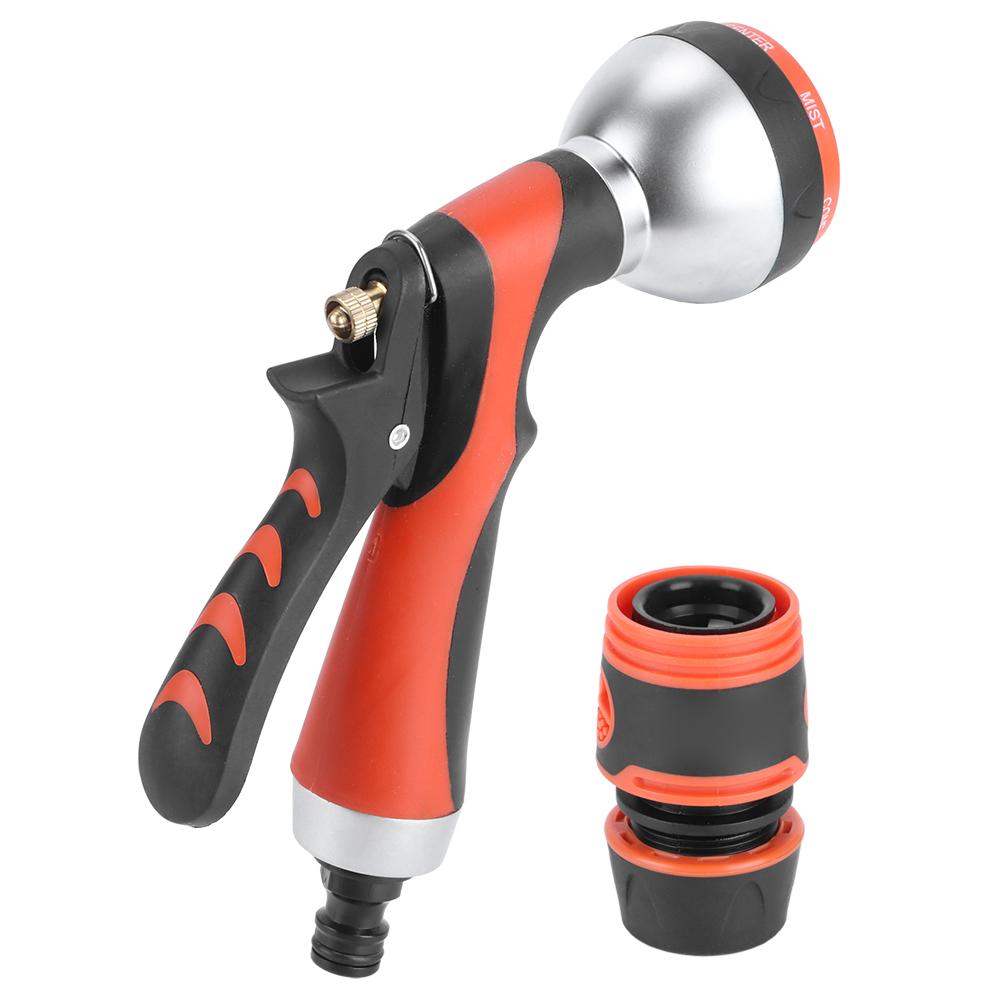 Многофункциональный садовый шланг высокого давления с 7 функциями, распылитель, полив, ирригационная насадка, соединитель