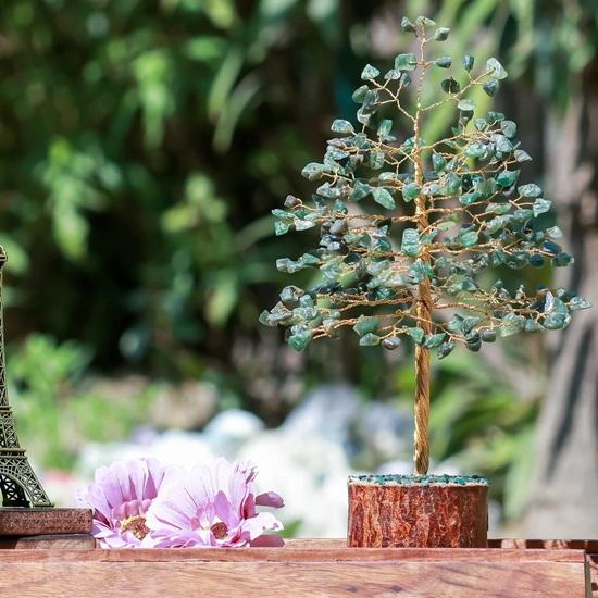 Драгоценный камень Древо жизни, хрустальное дерево, декор фэн-шуй, Бонсай на удачу, лечебные камни, аксессуары для медитации, духовный подарок