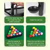 1 Set Mini Pool Table Game Indoor Portable Simulated Billiard Table Toy Kids Adults Family Party Interactive Mini Snooker Board Game