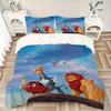3pcs set Lion King, Simba, Timon Bedding Set with Duvet Cover + Pillowcases, All-Season Polyester, Home and Decor 82
