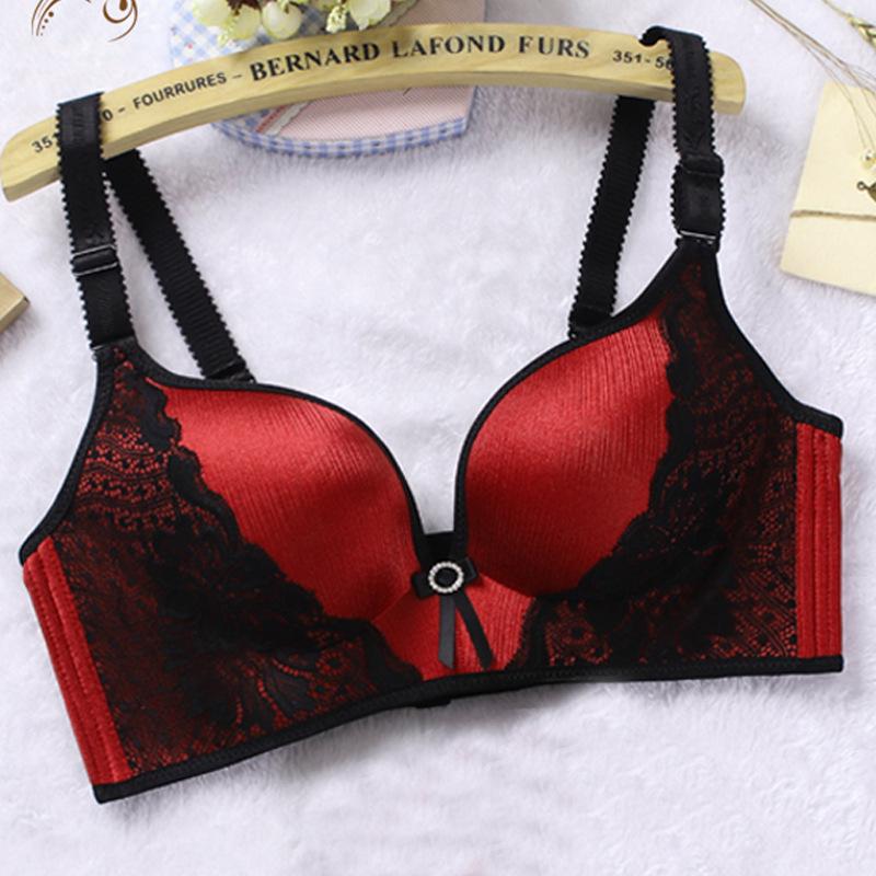 Бескаркасный Сексуальный Тонкий Бюстгальтер Бюстгальтер Большого Размера