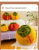 Persimmon Plush Pillow Doll - Simulated Cloth Toy for Sleep and Comfort
