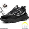 Дышащие рабочие кроссовки, мужская защитная обувь со стальным носком, противоударная защитная рабочая обувь, мужская и женская неразрушимая обувь, защитные ботинки