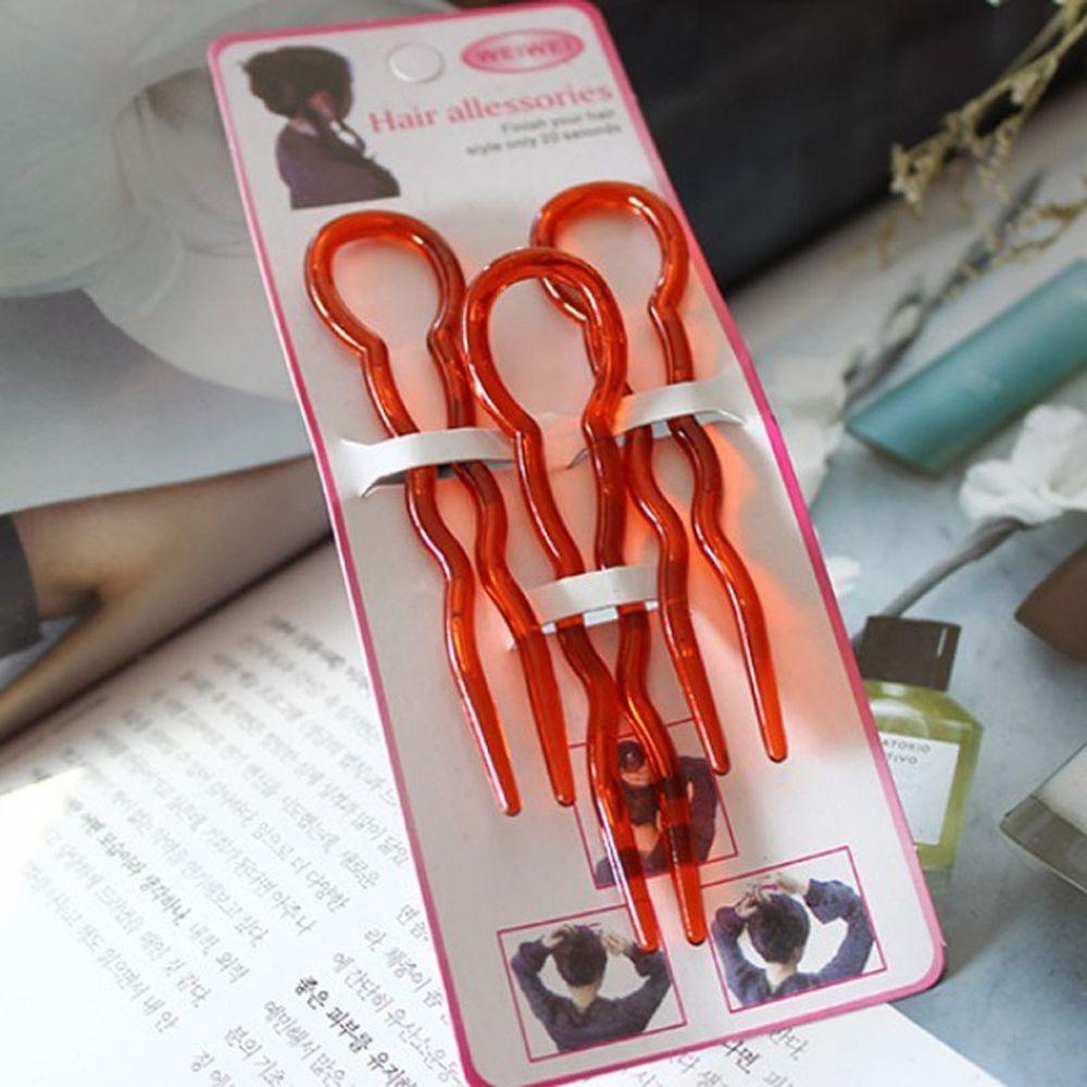 Hair Braid Twist Styling Different Hair Styling Hair Fork U Shape Fork Tool Hair Clips Hair Pin