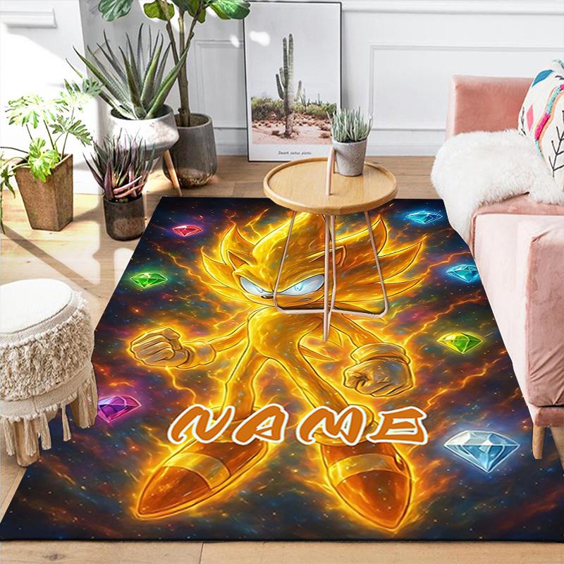 Custom 1Pc Sonic Adventure Chaos Rug Office Carpet Indoor Outdoor Entrance Doormat Nonslip Soft And Comfortable Living Room D2915334