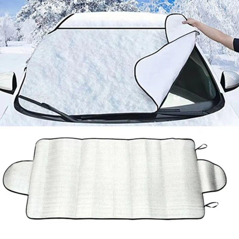 Easy Installation Windshield Snow Cover 200x70cm Windshield Protector  Winter Season