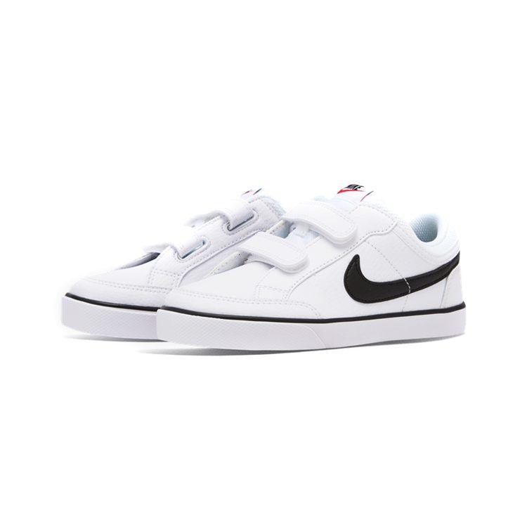 Nike Capri 3 л Устойчивые к истиранию Амортизация Низкие Кеды для Скейтборда Белый Черный Дети Возраст 3 7 Лет 579948-106