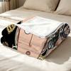 1PC Onepunch Man Patterned Flannel Blanket Suitable For All Seasons For Home Decor Warmth And Comfort Gifts Holiday Present