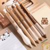 5PCS/Set Press Type Gel Pen ST Tip Ballpoint Pen Multifunctional Writing Tool  School Office