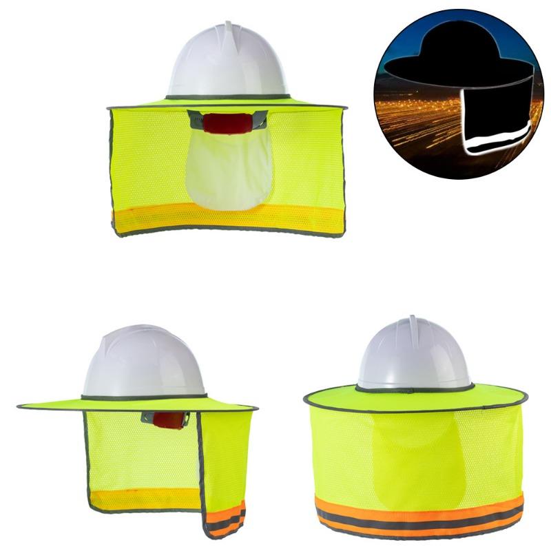 Летний козырек от солнца, защитный шлем, шлемы со светоотражающей полосой, защитная кепка, шляпа для строителя