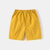 Boys' Mountain Style Shorts Summer Kids Fifth Pants Children's Clothing Baby Boys' Middle Pants Thin Casual Pants Solid Color Mid-Waist