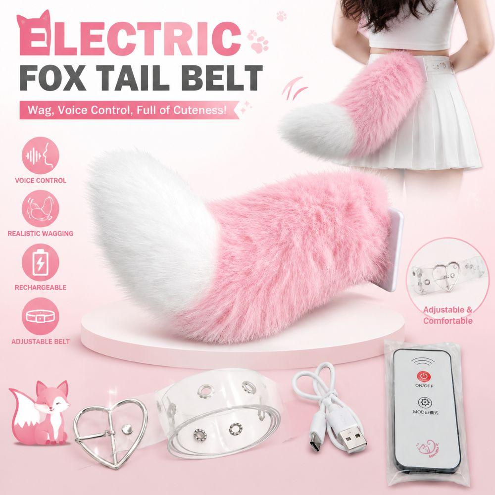 Voice Control Role-playing Belt Plush Electric Tail Halloween Cosplay Performances, Etc