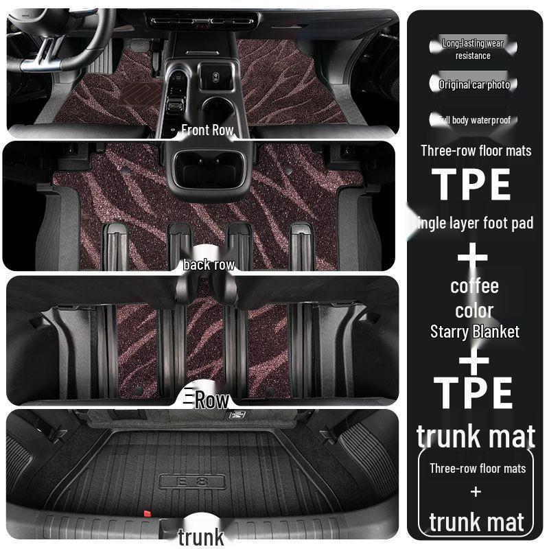 TPE коврики для пола Lynk & Co 900 2025: Декоративные автомобильные аксессуары для салона с полным покрытием