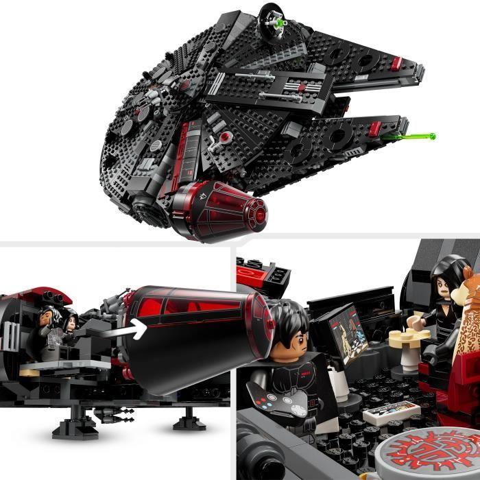 LEGO® Star Wars 75389 Le Faucon Noir - Véhicule à Construire pour Enfants - Cadeau