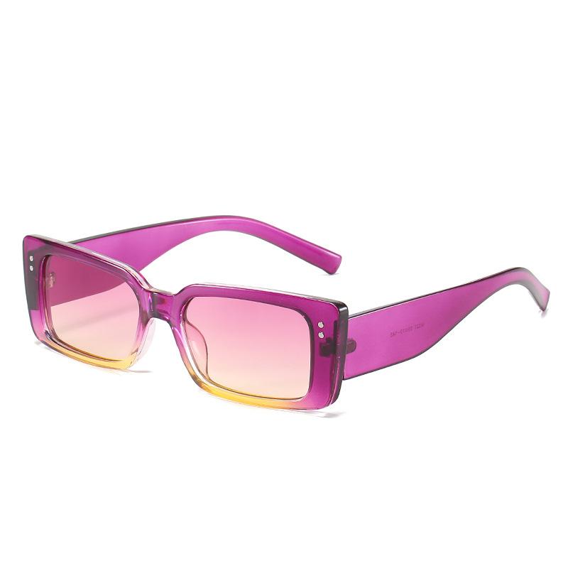 European and American fashion sunglasses, street photography ins Internet celebrity personality square large frame sunglasses women
