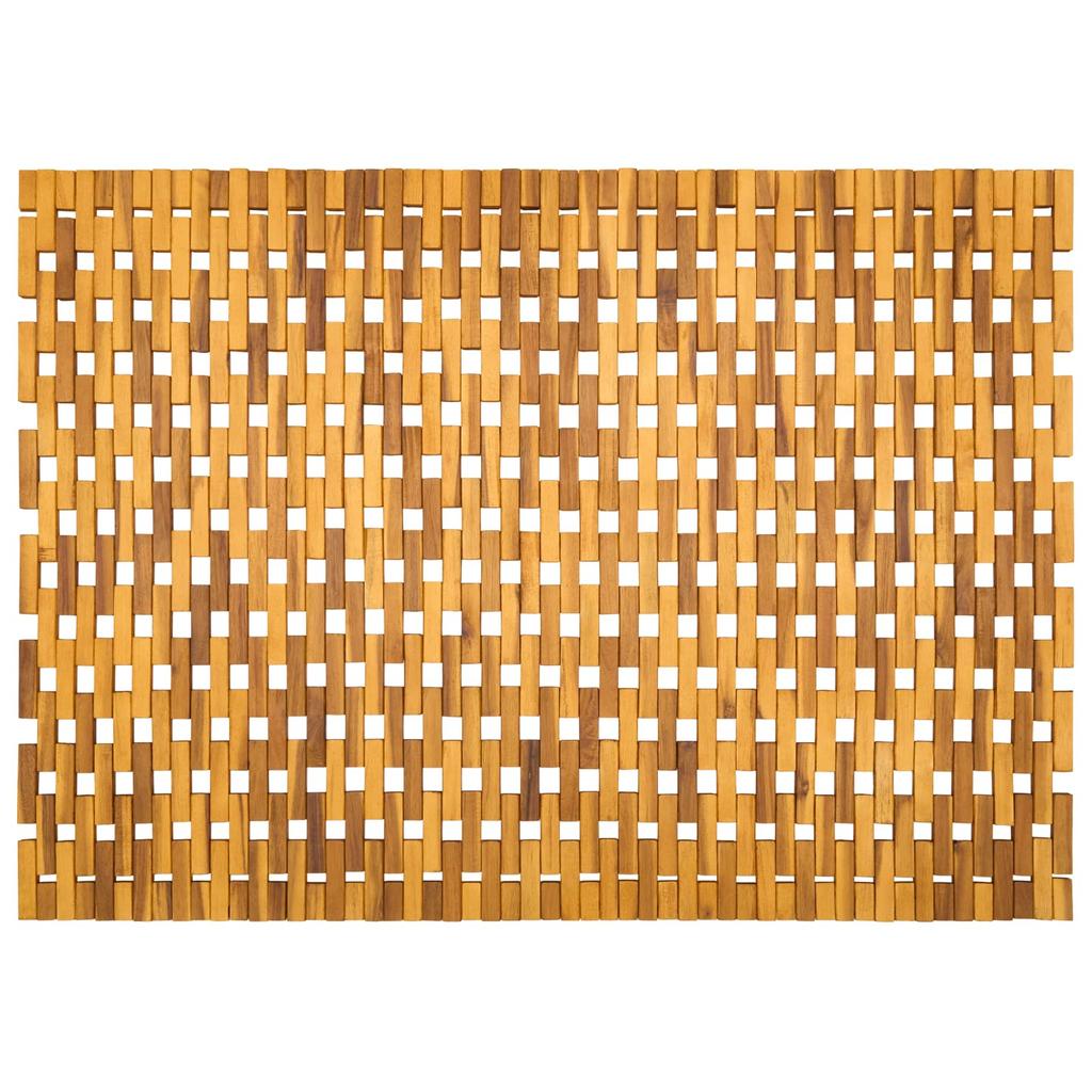 Natural Bath Mats 85 x 120 cm Solid Acacia Wood