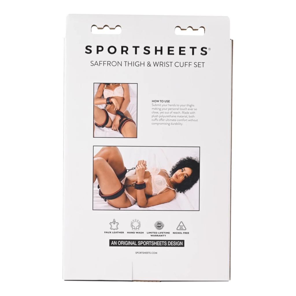 Sportsheets - Thigh And Wrist Cuff Set