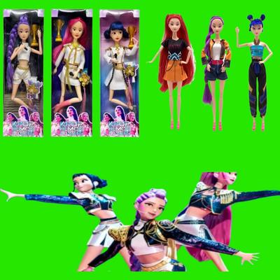 6:6Kpop Игрушка Фигурка Охотники на демонов Derpys Тигр Руми Мира Зои Сасси Тематическая песня Красочных огней для фанатов Рождественские подарки