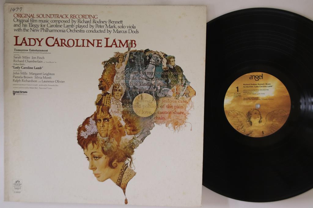 Виниловая пластинка OST - Леди Кэролайн Лэмб S36946 ANGEL 1973 США Саундтреки и мюзиклы Б/у