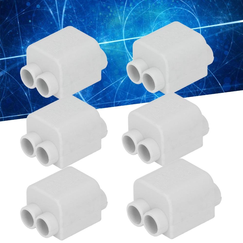 6 Pcs ZK‑1216 Wire Connector No Break 1000V 100A Splitter Connector High Power 2,5-16mm² Electrical Wire Quick Connectors