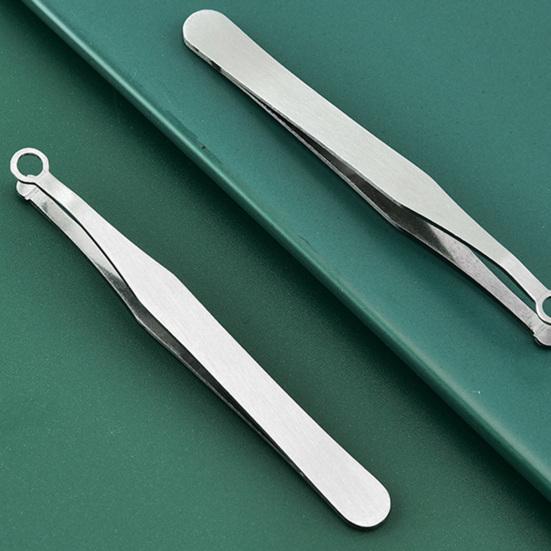 Пинцет для триммера для носа Yousheng, нержавеющий, универсальный, с круглым кончиком из нержавеющей стали, для удаления волос для мужчин