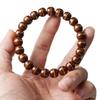 Purple Gold Rat Beads Straight Cut Bracelet Single Circle Natural High Oil Density Black Bodhi