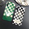 Checked Grain Duck Case For Samsung Galaxy A52 A70 A71 A73 A53 A13 5g A03 A72 A22 A21s A03 Core A42 Tempered Glass Capas Cover