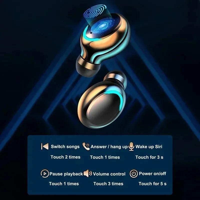 Xiaomi New F9 Bluetooth Headphones 9D Stereo High Bass Sport Earphones Handfree Touch Control Tws Wireless Earbuds Headset
