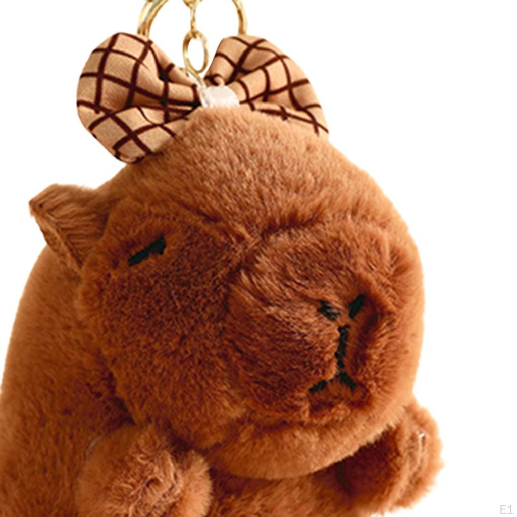 Очаровательный плюшевый брелок Капибара для детей и взрослых