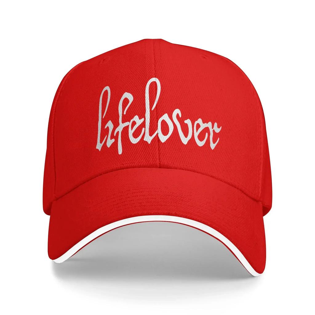 Летние Новые Бейсболки Lifelover Белые Однотонные с Логотипом Мерч Для Унисекс Женщин Тракеры Ретро Депрессивный Рок Кепка от Солнца Регулируемая