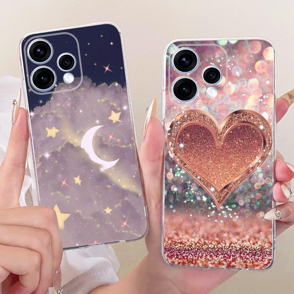 Transparent For Oppo Reno15 Cover Luxury Cute Cat Fashion Butterfly Cool Painted Bumper Casing For Oppo Reno15 5G CPH2825 Case