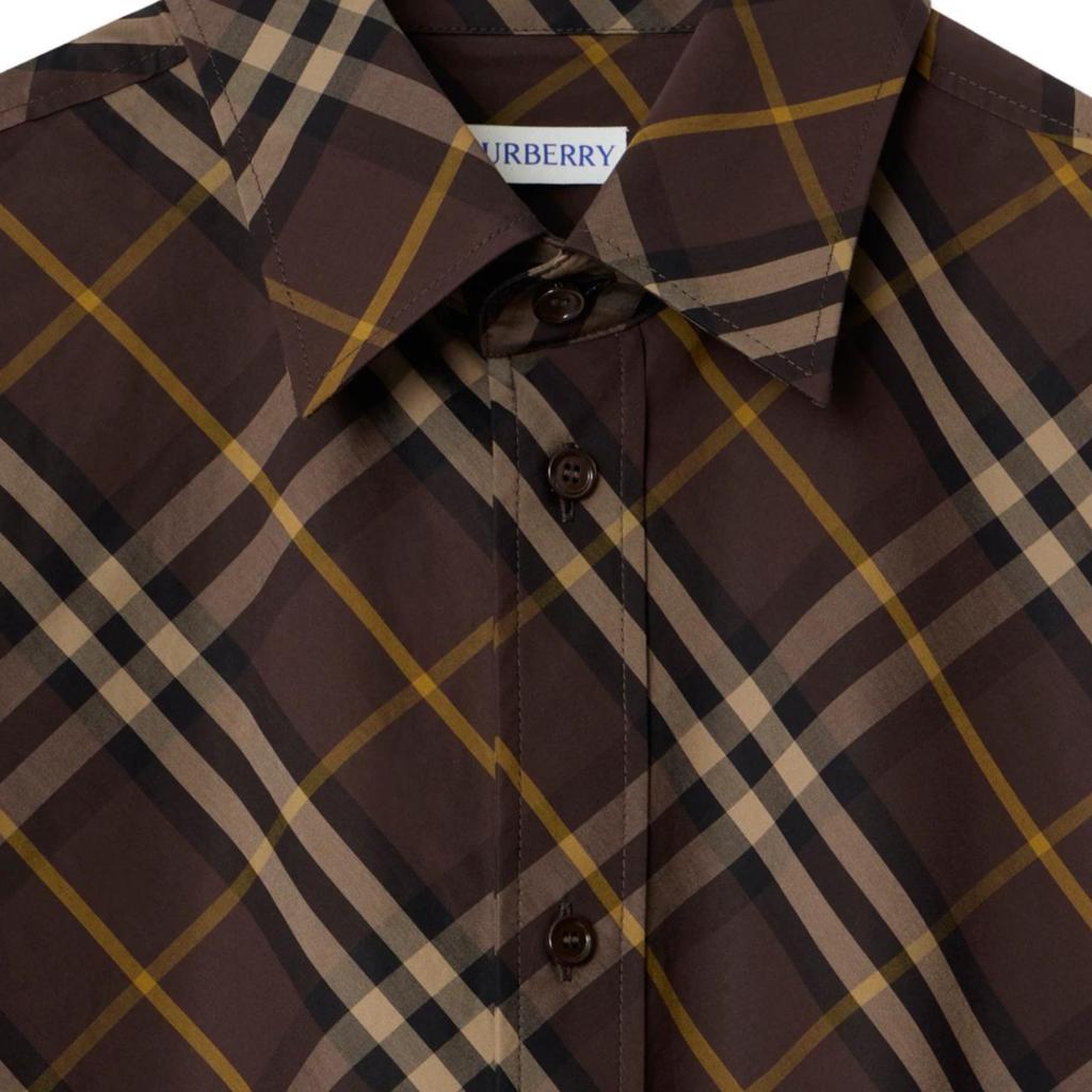 Burberry Shirts Men's Truffle Brown Moderate Other 81150891