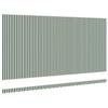 Awning Replacement Fabric Green and White 580 x 345 cm Polyester
