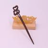 Hair Clasp Ladies Gift Wooden Vintage Ebony Accessories Guajacwood Hairpin