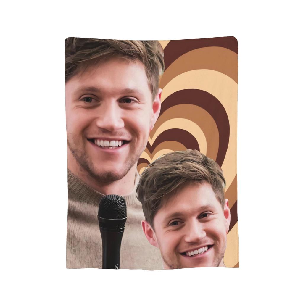 Niall Horan Blankets Flannel Decoration Breathable Soft Throw Blankets for Bed Office Rug Piece