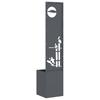 Garden Privacy Screen Canvas Anthracite 32 x 150 cm