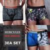 [Hercules Нижнее белье] Удобные и стильные боксеры 3 шт. HB2DR306SET [Доставка из Кореи] 100% Оригинал