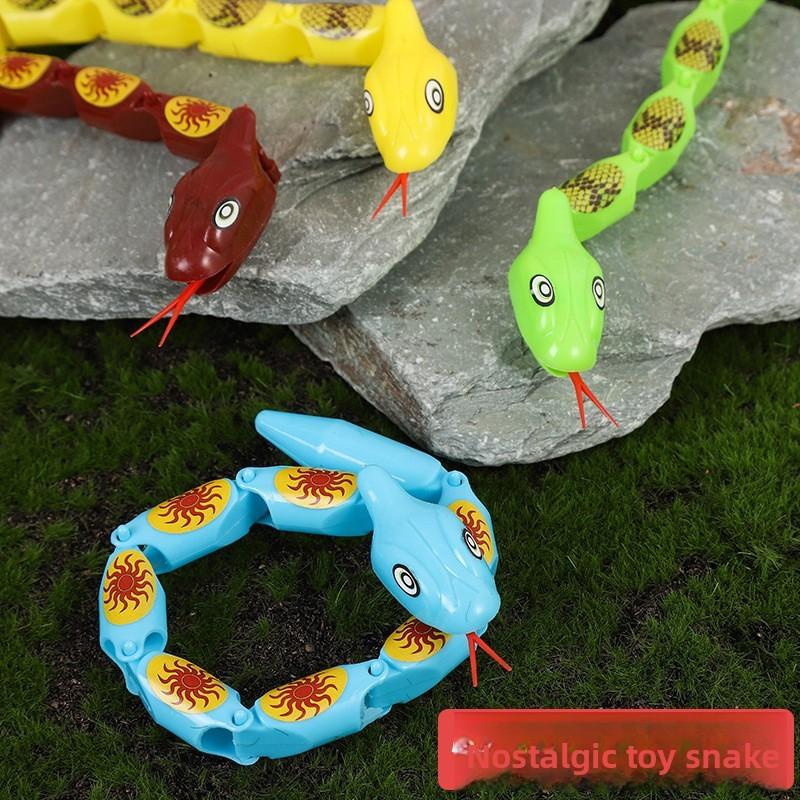 Snake Twisting Plastic Animal Toy For Children Cartoon Decoration Gift Durable