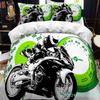 3D Print  Motorcycle Rider Bed Bedding Set Motorcycle Duvet Cover Set With Pillowcase 2/3pcs Comforter Cover For Bedroom Decor