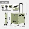 Household Goods Household Multi-functional  Portable Folding Shopping Trolley, Trailer, Camping, Large-capacity Storage Box