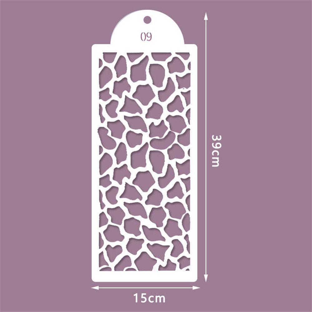 Трафареты, инструменты для выпечки помадки, сетка для торта, трафарет для тиснения, украшения торта, трафареты, распылительная форма