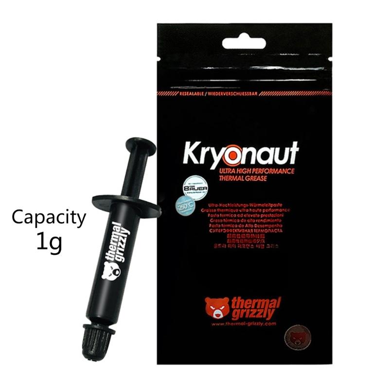 Thermal Grizzly Kryonaut Thermal Paste for CPU/GPU Cooler 1g Large Capacity