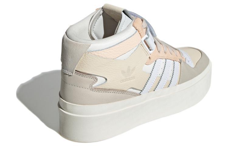 Women's Sneakers adidas Forum Bonega Mid Ecru Tint Cloud White Bliss Orange (Women's)