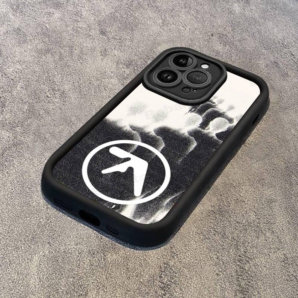 Чехол для телефона A-Aphex T-Twin для iPhone 17 16 15 14 13 12 11 Pro Max Силиконовая задняя крышка