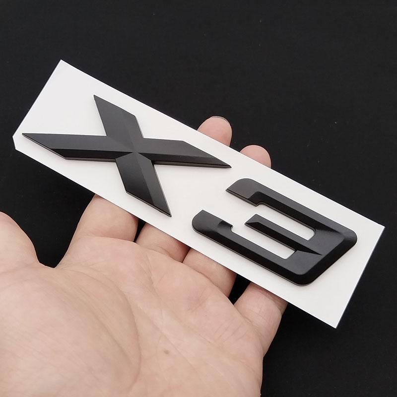 3D ABS Логотип X3 Эмблема Буквы Значок Наклейка на Задний Багажник Автомобиля Для BMW X3 F25 E83 G01 G45 Xdrive 20d 30d 20i 28i 30i 35i Аксессуары