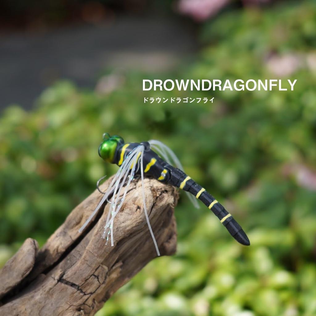 DAIWA Tombow Lure Drown Dragon Fly Red Dragonfly